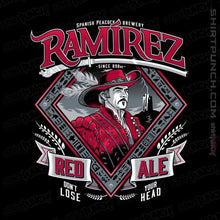 Load image into Gallery viewer, Shirts Magnets / 3"x3" / Black Ramirez Red Ale