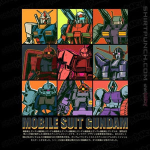 Daily_Deal_Shirts Magnets / 3"x3" / Black Mobile Suits