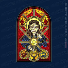 Load image into Gallery viewer, Shirts Magnets / 3"x3" / Navy Sun Saint