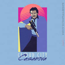 Load image into Gallery viewer, Daily_Deal_Shirts Magnets / 3"x3" / Powder Blue Cloud City Casanova