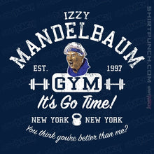 Load image into Gallery viewer, Secret_Shirts Magnets / 3"x3" / Navy Mandelbaum Gym