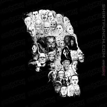 Load image into Gallery viewer, Shirts Magnets / 3"x3" / Black Horror Skull