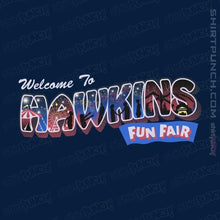 Load image into Gallery viewer, Shirts Magnets / 3"x3" / Navy Hawkins Fun Fair