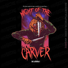 Load image into Gallery viewer, Shirts Magnets / 3"x3" / Black Night Of The Carver
