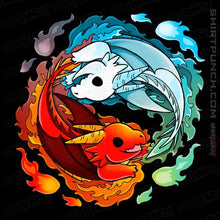 Load image into Gallery viewer, Shirts Magnets / 3"x3" / Black Dragons of Fire And Water