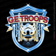 Load image into Gallery viewer, Daily_Deal_Shirts Magnets / 3"x3" / Black G.E. Troops