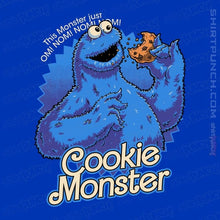 Load image into Gallery viewer, Daily_Deal_Shirts Magnets / 3"x3" / Royal Blue Cookie Monster Doll