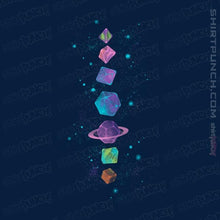 Load image into Gallery viewer, Shirts Magnets / 3"x3" / Navy Space Dice