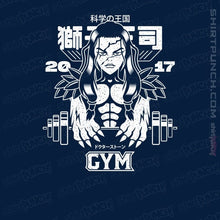 Load image into Gallery viewer, Shirts Magnets / 3"x3" / Navy Tsukasa Stone Fitness