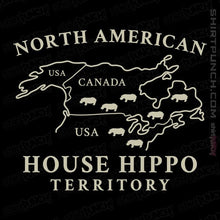 Load image into Gallery viewer, Secret_Shirts Magnets / 3"x3" / Black House Hippo