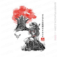 Load image into Gallery viewer, Shirts Magnets / 3"x3" / White The Great Deku Sumi-e