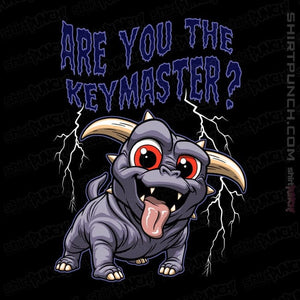 Daily_Deal_Shirts Magnets / 3"x3" / Black Are You The Keymaster?