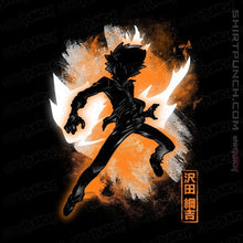 Load image into Gallery viewer, Shirts Magnets / 3"x3" / Black Cosmic Tsuna