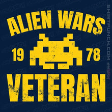 Load image into Gallery viewer, Secret_Shirts Magnets / 3"x3" / Navy Alien Wars