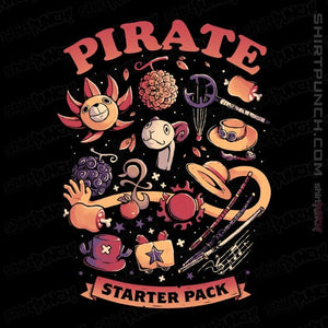 Daily_Deal_Shirts Magnets / 3"x3" / Black Pirate Starter Pack