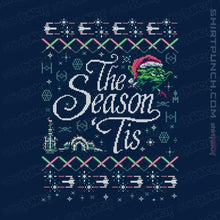Load image into Gallery viewer, Shirts Magnets / 3&quot;x3&quot; / Navy The Season &#39;Tis
