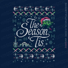 Load image into Gallery viewer, Shirts Magnets / 3"x3" / Navy The Season 'Tis