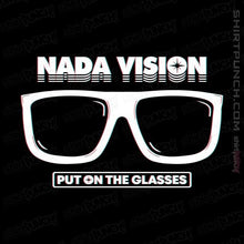 Load image into Gallery viewer, Shirts Magnets / 3"x3" / Black Nada Vision