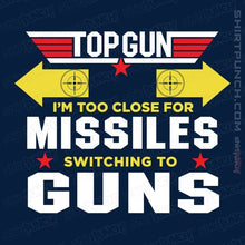 Load image into Gallery viewer, Shirts Magnets / 3"x3" / Navy Switching To Guns