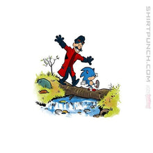 Load image into Gallery viewer, Shirts Magnets / 3"x3" / White Eggman And Sonic