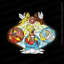 Load image into Gallery viewer, Shirts Magnets / 3"x3" / Black Holy Donut