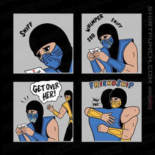 Load image into Gallery viewer, Shirts Magnets / 3"x3" / Black Mortal Komfort