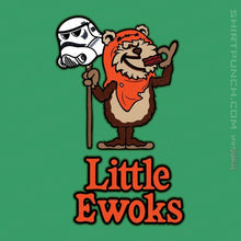 Load image into Gallery viewer, Daily_Deal_Shirts Magnets / 3"x3" / Irish Green Little Ewoks