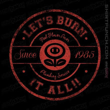 Load image into Gallery viewer, Shirts Magnets / 3"x3" / Black Flower