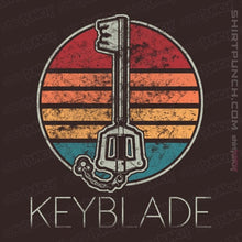 Load image into Gallery viewer, Shirts Magnets / 3"x3" / Dark Chocolate Vintage Keyblade