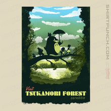 Load image into Gallery viewer, Daily_Deal_Shirts Magnets / 3"x3" / Natural Visit Tsukamori Forest