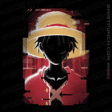 Load image into Gallery viewer, Shirts Magnets / 3"x3" / Black Glitch Luffy