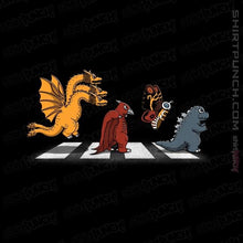 Load image into Gallery viewer, Shirts Magnets / 3"x3" / Black Kaiju Road