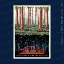 Load image into Gallery viewer, Shirts Magnets / 3"x3" / Navy Visit the Upside Down