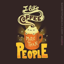 Load image into Gallery viewer, Shirts Magnets / 3"x3" / Dark Chocolate I Like Coffee