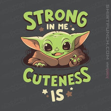 Load image into Gallery viewer, Shirts Magnets / 3"x3" / Charcoal Strong In Me