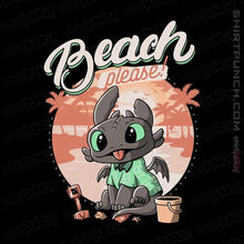 Load image into Gallery viewer, Shirts Magnets / 3"x3" / Black Summer Dragon