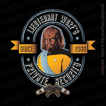 Load image into Gallery viewer, Daily_Deal_Shirts Magnets / 3&quot;x3&quot; / Black Worf&#39;s Security
