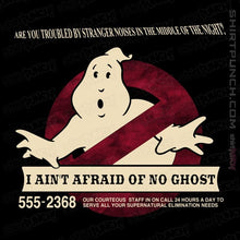 Load image into Gallery viewer, Shirts Magnets / 3"x3" / Black I Ain't Afraid Of No Ghost