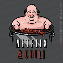 Load image into Gallery viewer, Secret_Shirts Magnets / 3"x3" / Charcoal Netflix And Chili