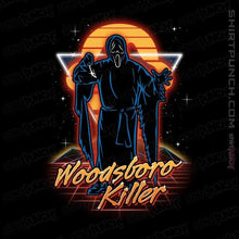 Load image into Gallery viewer, Secret_Shirts Magnets / 3"x3" / Black Retro Killer