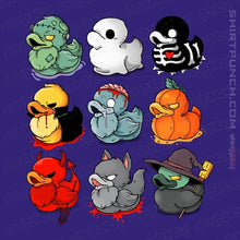Load image into Gallery viewer, Secret_Shirts Magnets / 3"x3" / Violet Ducky Halloween