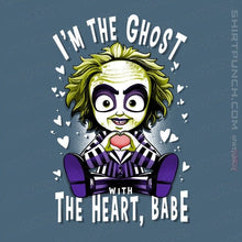 Load image into Gallery viewer, Daily_Deal_Shirts Magnets / 3"x3" / Indigo Blue I'm The Ghost With The Heart