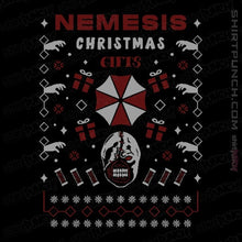 Load image into Gallery viewer, Shirts Magnets / 3"x3" / Black Nemesis Christmas Ugly Sweater