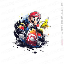 Load image into Gallery viewer, Shirts Magnets / 3"x3" / White Go Kart Watercolor