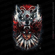 Load image into Gallery viewer, Secret_Shirts Magnets / 3"x3" / Black The Wolf Princess