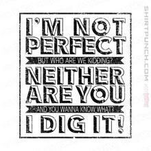 Load image into Gallery viewer, Shirts Magnets / 3"x3" / White Not Perfect