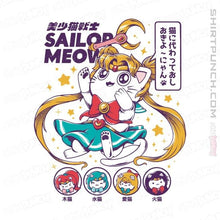 Load image into Gallery viewer, Shirts Magnets / 3"x3" / White Sailor Meow