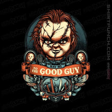 Load image into Gallery viewer, Shirts Magnets / 3"x3" / Black Say Hi To The Good Guy