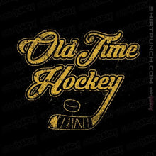 Load image into Gallery viewer, Shirts Magnets / 3"x3" / Black Old Time Hockey