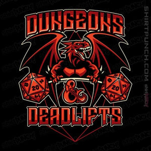 Shirts Magnets / 3"x3" / Black Dungeons And Deadlifts
